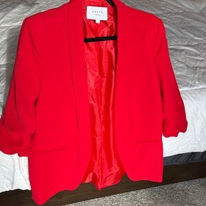 Women's Red Blazer